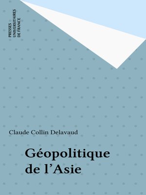 cover image of Géopolitique de l'Asie